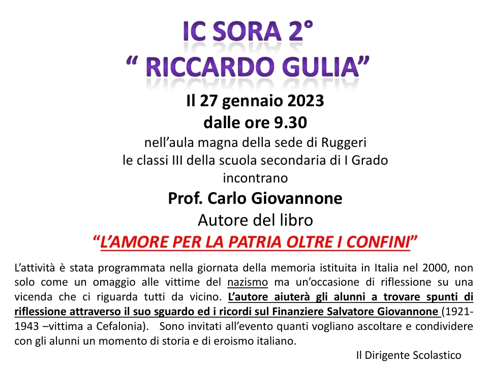 locandina evento 27.1 giorno della memoria- Sora page 1